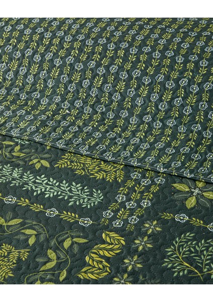 Tendril Bloom Tek Kişilik Çok Amaçlı Örtü 160X220 cm Yeşil fırsatları