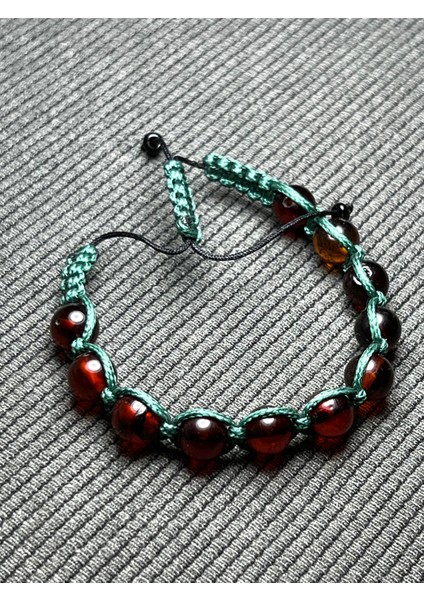 El Örmesi Baltık Damla Kehribar Bileklik