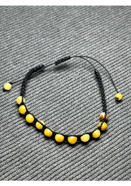 El Örmesi Baltık Damla Kehribar Bileklik