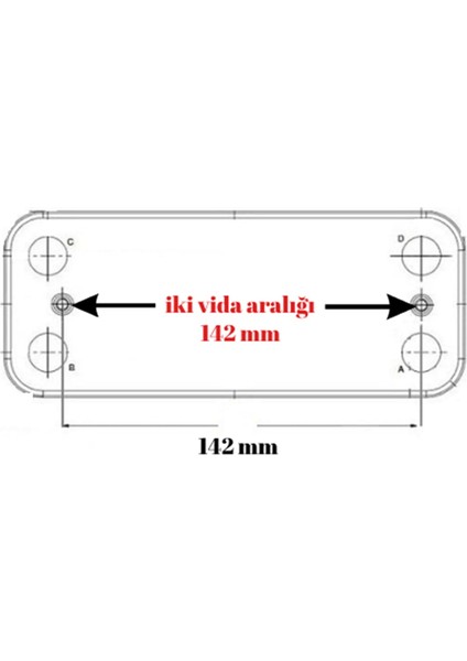 Plakalı Eşanjör 12 Plaka 142 mm Ariston Clas Matis Genus fiyatları