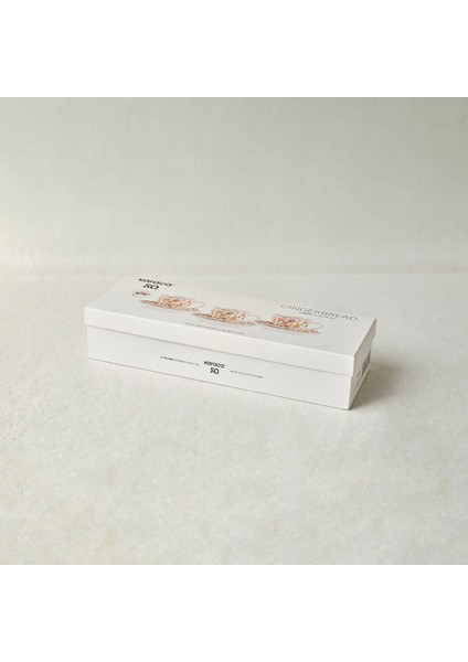 New Year Yılbaşı Gingerbread 6 Kişilik Kahve Fincan Takımı 80 ml