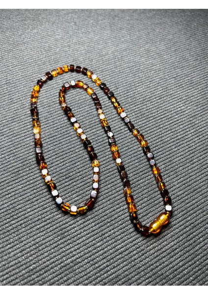 Damla Kehribar Kolye