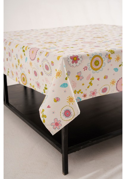 Çiçekli Çok Renkli Masa Örtüsü fiyatları