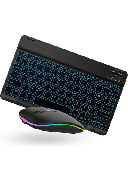 Bilgisayar için Siyah Rgb Işıklı Klavye Mouse Seti fiyatları