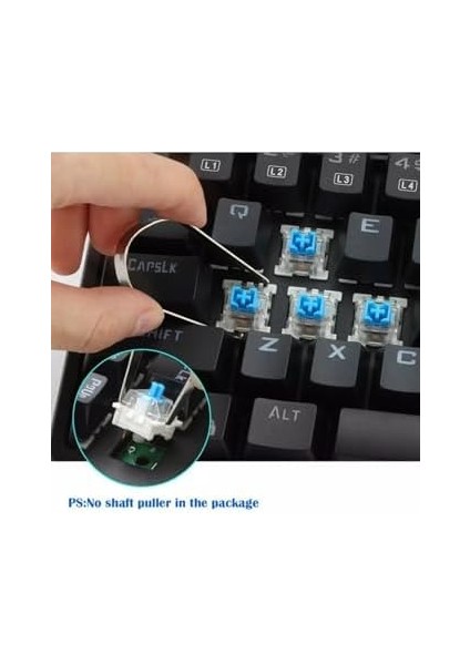 Vooka Trol Blue Switch Mini Rgb Oyun Klavyesi Gaming Mekanik 62 Tuşlu 18 Rgb LED USB Type-C Kablo modelleri