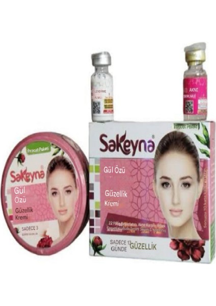 Gül Özlü Güzellik Kremi + Serum ve Sabun Set Yaşlanma Karşıtı ve Beyazlatıcı Krem modelleri