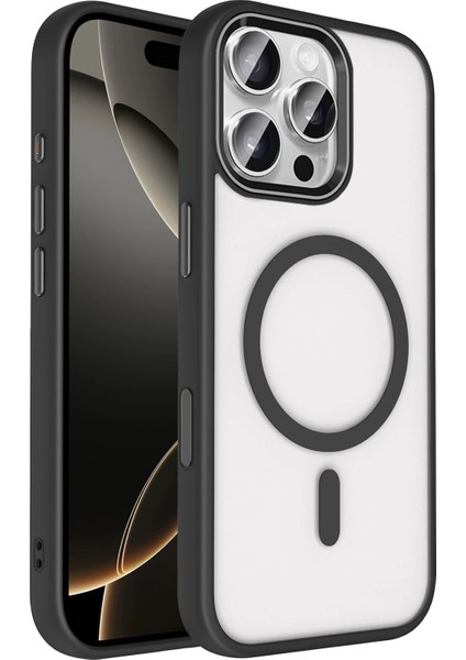 CPT16 Apple iPhone 16 Pro Max Terea Magsafe Kapak - Siyah