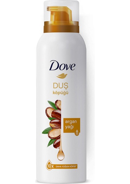 Köpük Duş Jeli Argan Yağı 10 Kat Daha Yoğun Köpüğe Sahip Kremsi Formül 200 ml