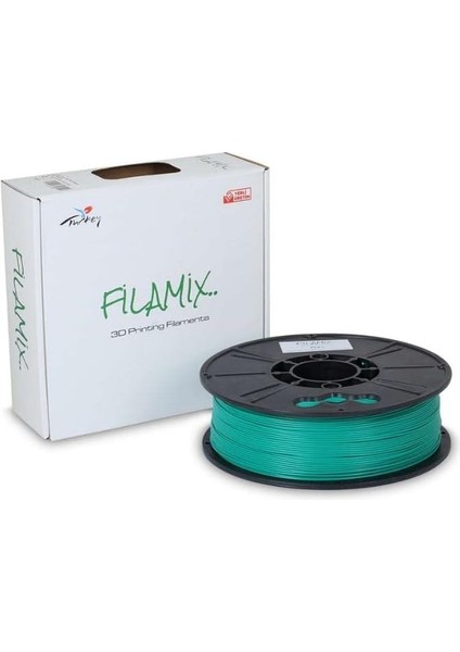 Filamix Pla + 1.75 mm Filament 1 kg Plus Yeşil