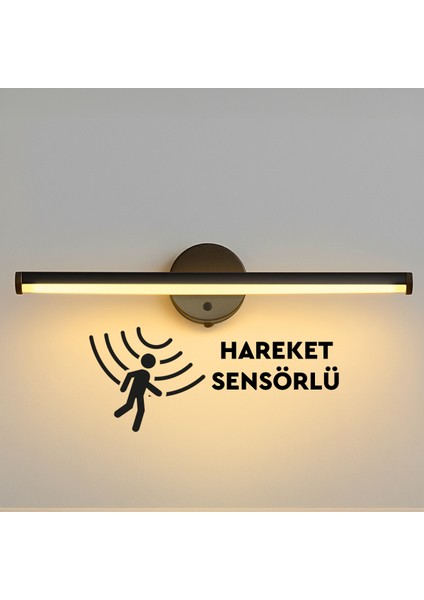 Sök-Tak Sensörlü Günışığı Yapışkanlı Pilli LED Aplik 38CM