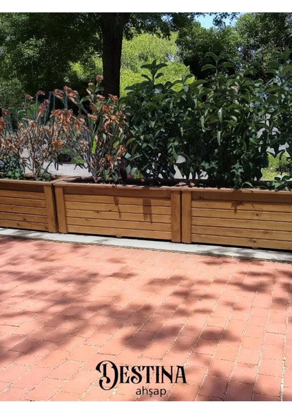 -Ceviz Renk Saksı-Ahşap SAKSI-30*100-35H modelleri