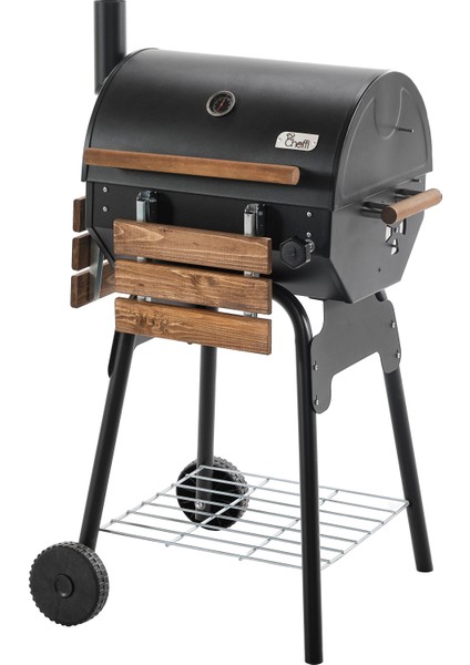 Grillord‑50 Kömürlü Barbekü (1 Adet Döküm Izgaralı) + Hediye Seti modelleri