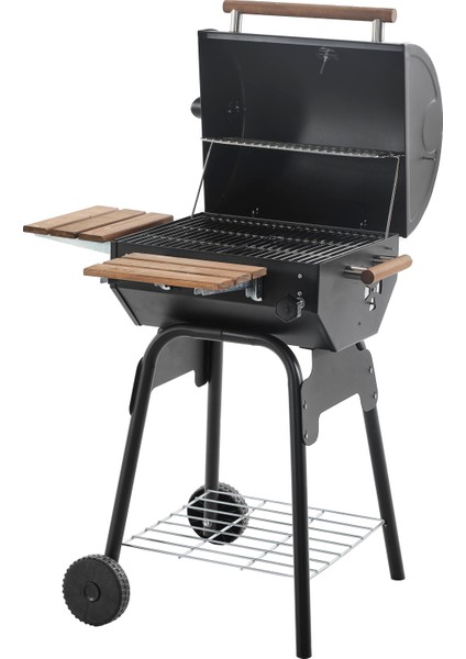 Grillord‑50 Kömürlü Barbekü (1 Adet Döküm Izgaralı) + Hediye Seti fırsatları