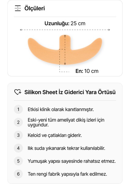 Silikon Skar Mastopeksi Meme Küçültme Dikleştirme Ameliyat Izi Tedavisi Anchor 2'li modelleri