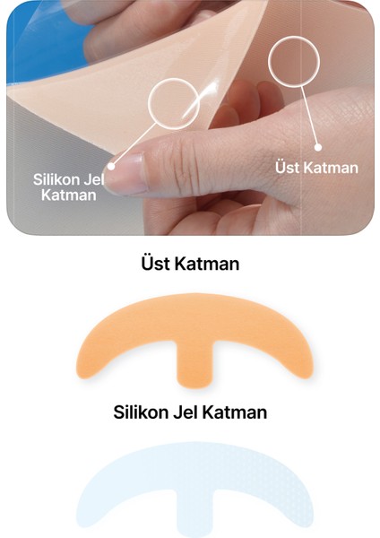 Silikon Skar Mastopeksi Meme Küçültme Dikleştirme Ameliyat Izi Tedavisi Anchor 2'li indirimleri