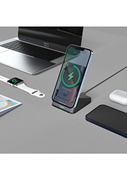 BL33 MagSafe Uyumlu Powerbank 5200 mAh 15W Çıkış Gücü ile Çoklu Cihaz Şarjı