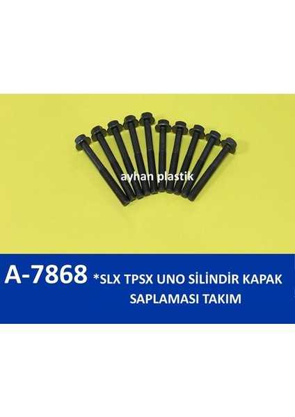 SİLİNDİR KAPAK SAPLAMASI TAKIM SLX TPSX UNO 46430687 46430688