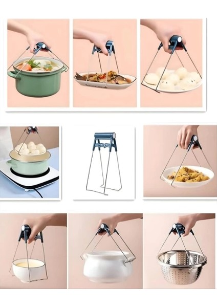 4 Parça Yanma Önleyici Mutfak Seti - Tencere Tabak Tutucu ve Fırın Eldiveni indirimleri