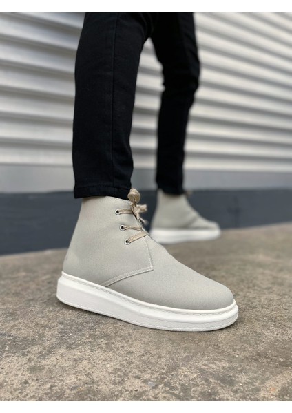 JET-207 Oslo Bağcıklı Ortopedik Taban Süet Erkek Spor Bot SBT - Gri fırsatları