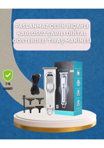 Saç ve Sakal Kesme Makinesi – Şarjlı, Profesyonel Performans, Ayarlanabilir Uzunluk