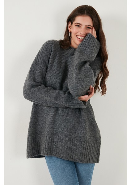 Regular Fit Bisiklet Yaka Basic 2'li Paket Triko Kazak Bayan Kazak 4616213S2 fiyatları