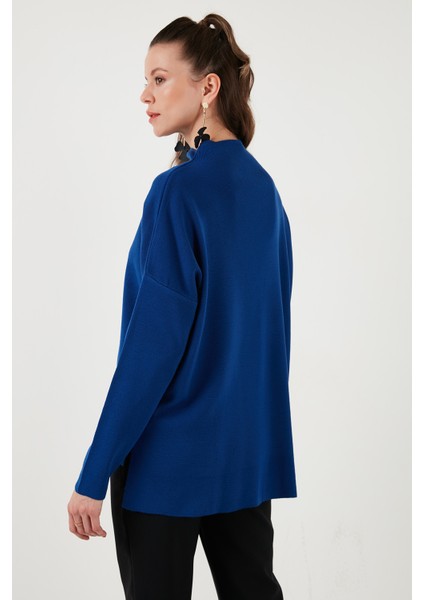 Pamuklu Arkası Uzun Dik Yaka 2'li Paket Triko Kazak Bayan Kazak 4615002S2 fırsatları