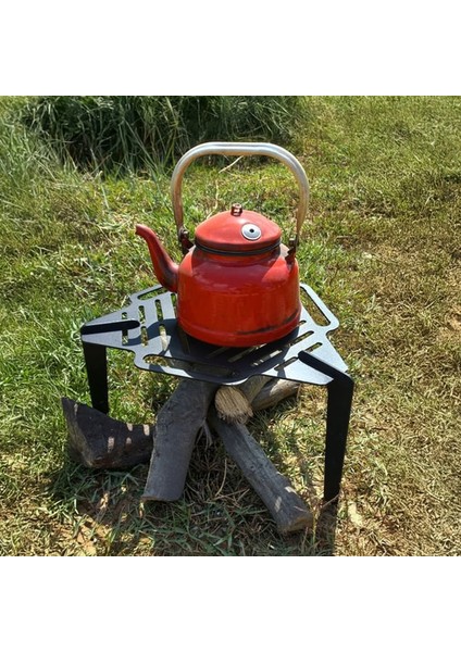 Portatif Üçgen Izgara Mangal