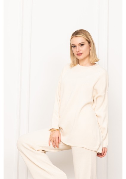 Yuvarlak Yaka Salaş Triko Takım 7204