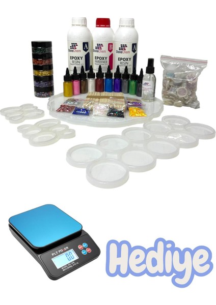 Proset Epoksi Başlangıç Seti Üstelik Terazi Hediyeli