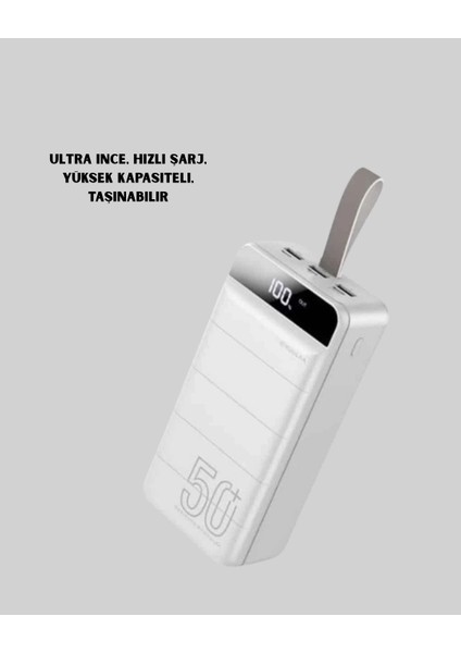 50000MAH LED Göstergeli Taşınabilir Şarj Cihazı modelleri