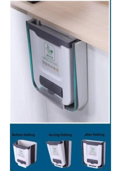 Katlanabilir Mutfak Çöp Kovası Torba Hazneli fırsatları