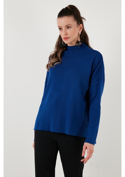 Pamuklu Arkası Uzun Dik Yaka 2'li Paket Triko Kazak Bayan Kazak 4615002S2 fiyatları