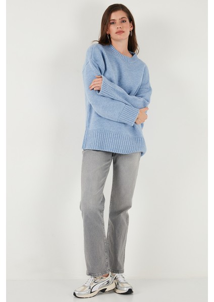 Regular Fit Bisiklet Yaka Basic 2'li Paket Triko Kazak Bayan Kazak 4616213S2 fırsatları