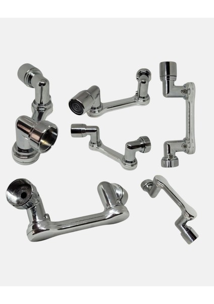 1080° Dönebilen Musluk Ucu – Su Tasarruflu, Esnek ve 360° Çift Eksenli Başlık modelleri