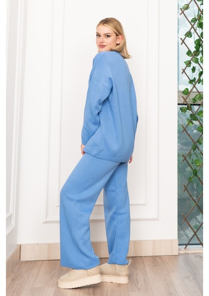 Yuvarlak Yaka Salaş Triko Takım 7204 fiyatları