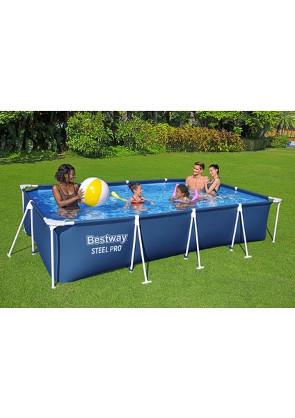 Xtoys Bestway 56424 Steel Pro Prefabrik Havuz 400X211X81CM 220V Temizleme Filtreli fırsatları