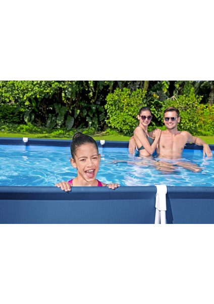 Xtoys Bestway 56424 Steel Pro Prefabrik Havuz 400X211X81CM 220V Temizleme Filtreli