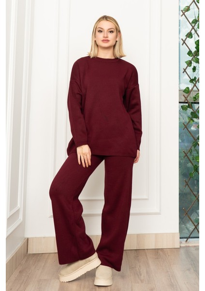 Yuvarlak Yaka Salaş Triko Takım 7204