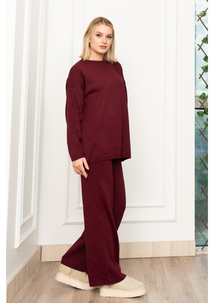 Yuvarlak Yaka Salaş Triko Takım 7204 modelleri