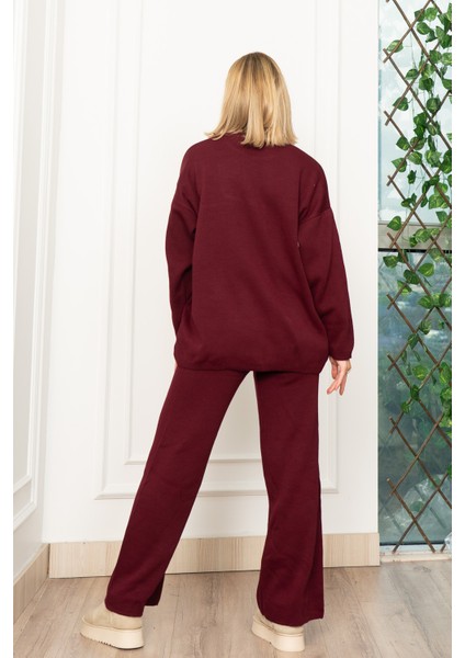 Yuvarlak Yaka Salaş Triko Takım 7204 fırsatları