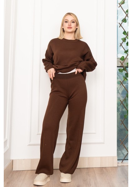 Yuvarlak Yaka Salaş Triko Takım 7204