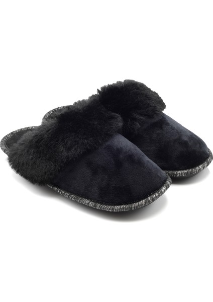 Queen Kadın Ev Terliği Siyah 37/41 YY0084