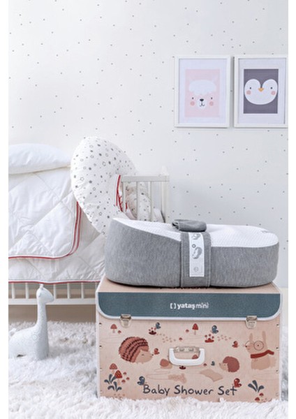 Mini Wolky Bebek Yatak Seti Fonksiyonel Kullanım ve Şık Tasarım ile 4 Parça 35x45 cm 95x145 cm