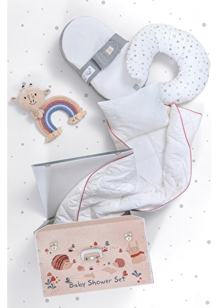 Mini Wolky Bebek Yatak Seti Fonksiyonel Kullanım ve Şık Tasarım ile 4 Parça 35x45 cm 95x145 cm