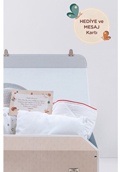 Mini Wolky Bebek Yatak Seti Fonksiyonel Kullanım ve Şık Tasarım ile 4 Parça 35x45 cm 95x145 cm