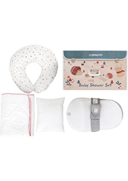 Mini Wolky Bebek Yatak Seti Fonksiyonel Kullanım ve Şık Tasarım ile 4 Parça 35x45 cm 95x145 cm