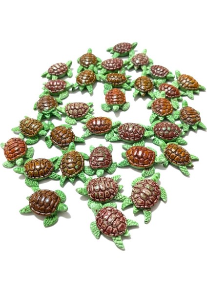 Epoksi Süs Kaplumbağa 25 Adet 3,5*3 cm