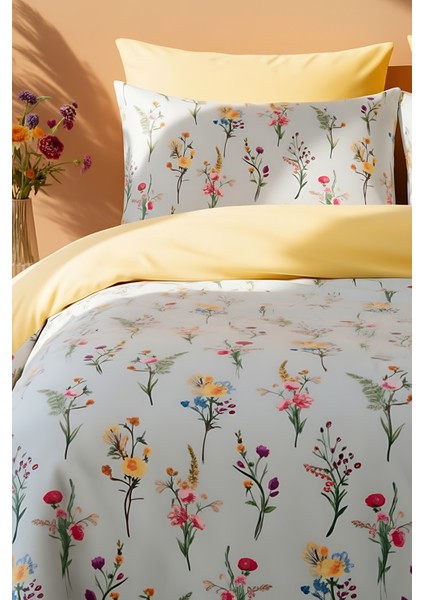 Begonvil Çift Kişilik Nevresim Takımı Pamuklu