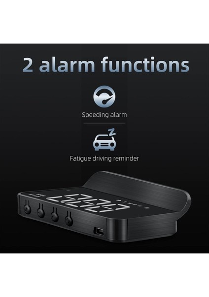 Araba Için Ön Cam Ekran, Araba Için Dijital Hız Göstergesi, Hud Gps Otomobil Hız Göstergesi Mph Seyahat Yön Fonksiyonu (Yurt Dışından) fiyatları