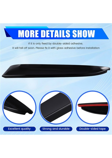 Ford Kuga Kaçış 13-19 Sol+Sağ Bagaj Kapağı Sızdırmazlık Süsleme Şerit Için 1paır Arka Ön Cam Pencere Contası Kapağı (Yurt Dışından) indirimleri